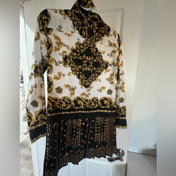 ZARA satin like Versailles inspo dress size Small - Picture 4 of 6